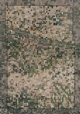 Gray County KS USGS imagery and topo map