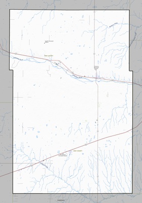 Gray County KS USGS topo map