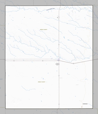 Greeley County KS USGS topo map