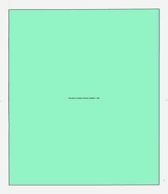 Greeley County KS school district boundaries map