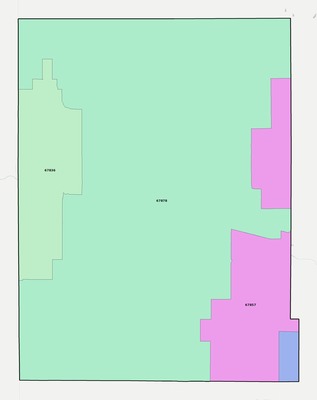 Hamilton County KS ZIP code boundaries map