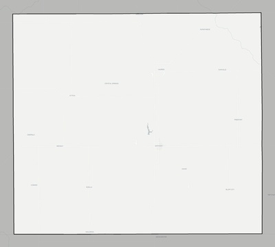 Harper County KS county basemap context