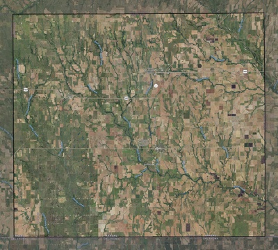 Harper County KS USGS imagery and topo map
