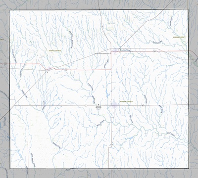 Harper County KS USGS topo map