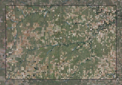 Hodgeman County KS USGS imagery and topo map