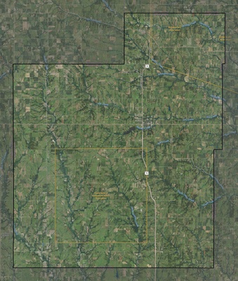 Jackson County KS USGS imagery and topo map