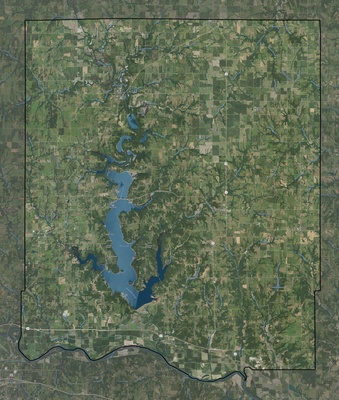 Jefferson County KS USGS imagery and topo map