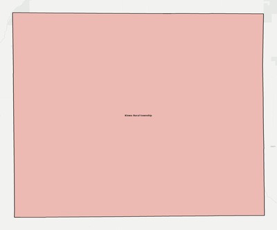 Kiowa County KS townships and subdivisions map