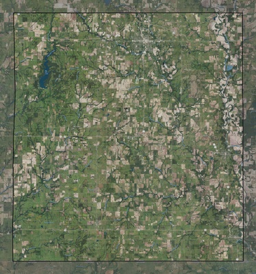 Labette County KS USGS imagery and topo map