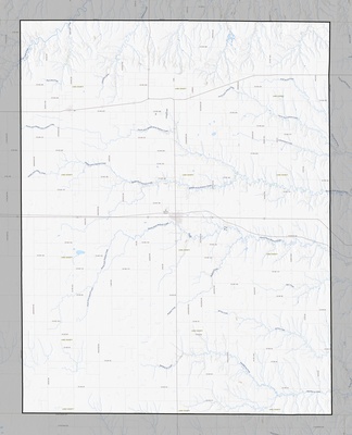 Lane County KS USGS topo map