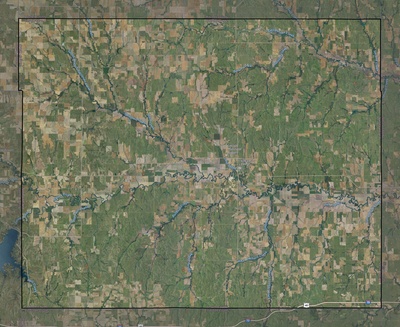 Lincoln County KS USGS imagery and topo map