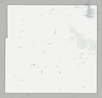 Linn County KS county basemap context