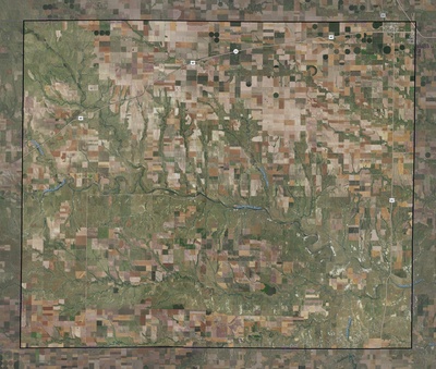 Logan County KS USGS imagery and topo map