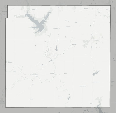 Miami County KS county basemap context