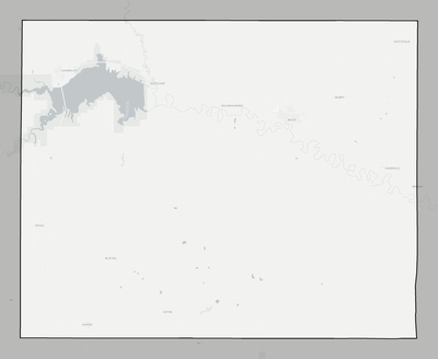 Mitchell County KS county basemap context