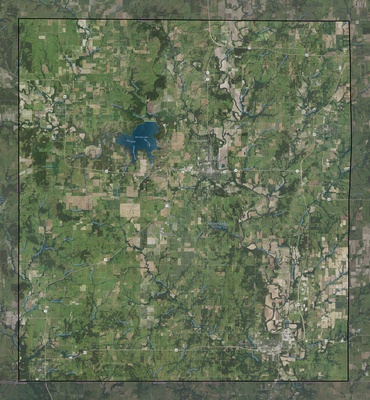 Montgomery County KS USGS imagery and topo map