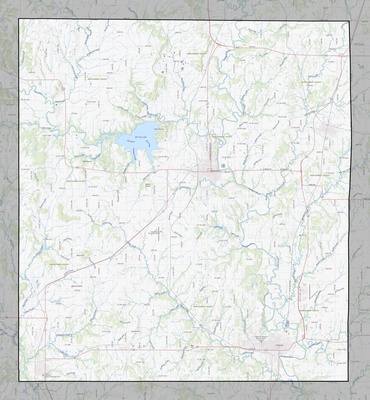Montgomery County KS USGS topo map