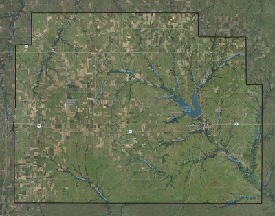 Morris County KS USGS imagery and topo map