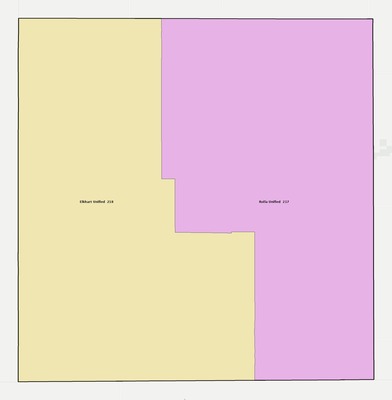 Morton County KS school district boundaries map