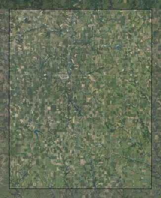 Nemaha County KS USGS imagery and topo map