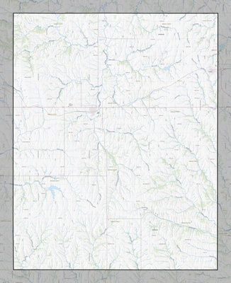 Nemaha County KS USGS topo map