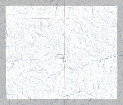 Ness County KS USGS topo map
