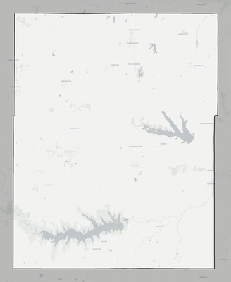 Osage County KS county basemap context
