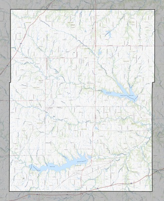 Osage County KS USGS topo map