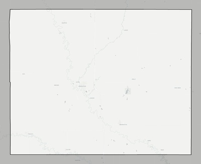 Ottawa County KS county basemap context