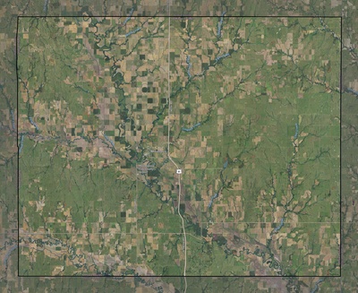 Ottawa County KS USGS imagery and topo map