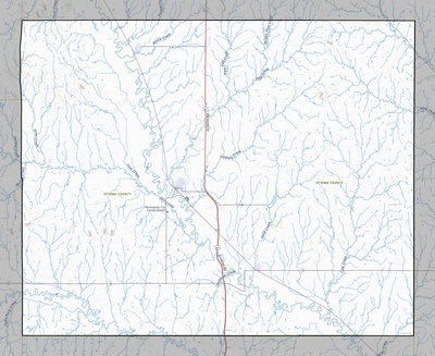 Ottawa County KS USGS topo map