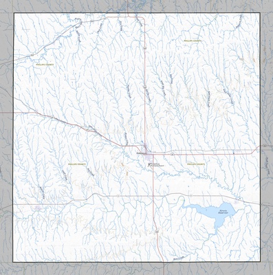 Phillips County KS USGS topo map