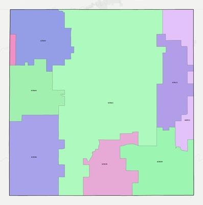 Phillips County KS ZIP code boundaries map