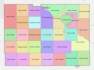 Reno County KS subdivision map preview