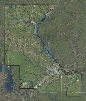 Riley County KS USGS imagery and topo map