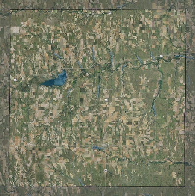 Rooks County KS USGS imagery and topo map