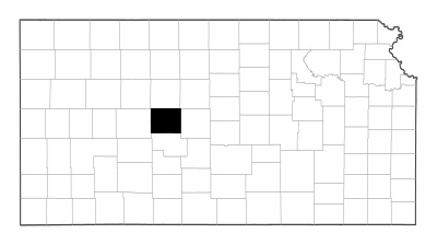 Rush County in Kansas