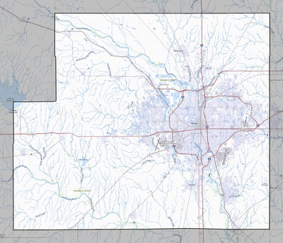 Sedgwick County KS USGS topo map