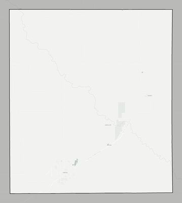 Seward County KS county basemap context