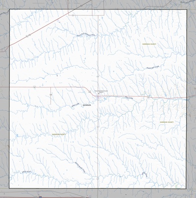 Sheridan County KS USGS topo map