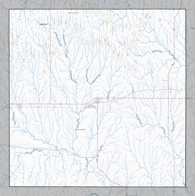 Smith County KS USGS topo map