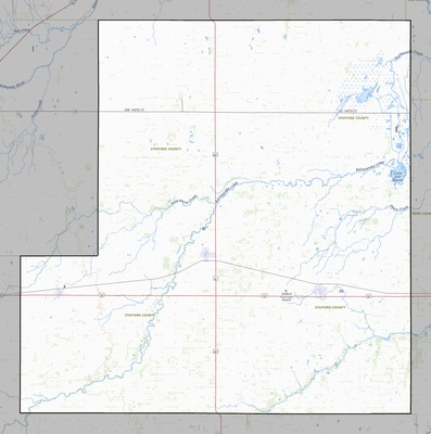 Stafford County KS USGS topo map