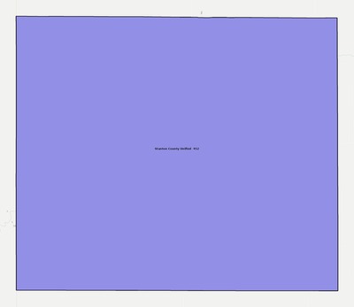 Stanton County KS school district boundaries map
