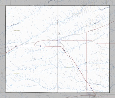 Thomas County KS USGS topo map