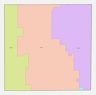 Wallace County KS ZIP code boundaries map