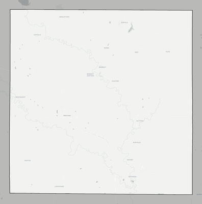 Wilson County KS county basemap context
