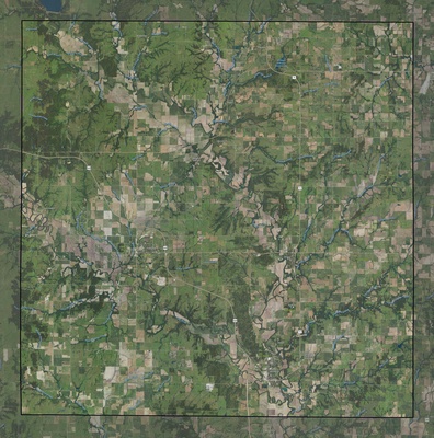 Wilson County KS USGS imagery and topo map