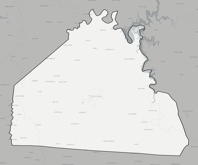 Allen County KY county basemap context