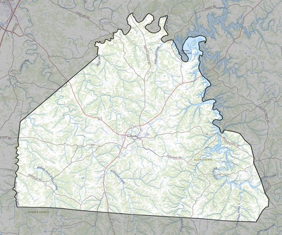 Allen County KY USGS topo map