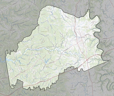 Anderson County KY USGS topo map